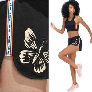 Adidas Farm Rio Women's Black Butterfly Active Shorts